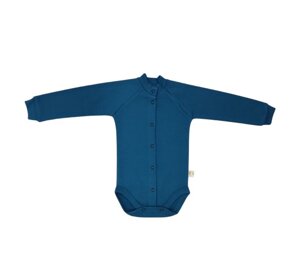 Боди на застежке для мальчика Лио 68 см Джинс (4877296)