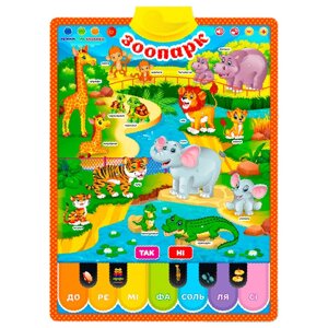 Плакат обучающий Зоопарк Країна Іграшок PL-719-26