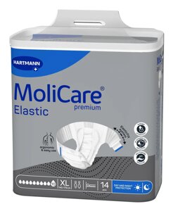 Підгузки нічні для дорослих крапель Paul Hartmann MoliCare Premium Elastic 10 XL 14шт