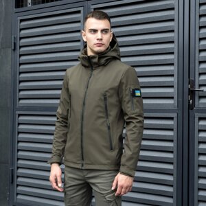 Мужская демисезонная куртка Pobedov Motive 138878 XL Хаки (00000000253)