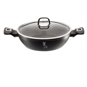 Сотейник Berlinger Haus Black Silver 28см із кришкою (BH-1850)