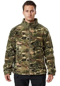Куртка тактична флісова Solve Woodland KT6000606 L Камуфляж