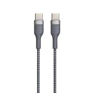 Кабель USB Remax RC-010 Sury 2 PD 3А Type-C to Type-C Сталевий