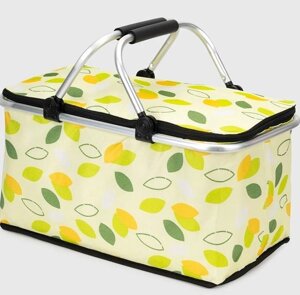 Кошик для пікніка Salero 40х20х23 см Різнокольоровий (hub_kj5195)