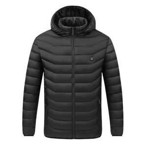Куртка із підігрівом Lesko M09-4 2XL Black