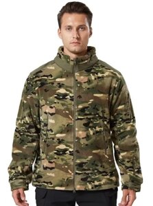 Куртка тактична флісова Solve Woodland KT6000606 M Камуфляж