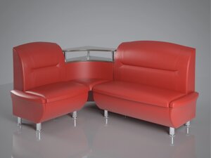 Кухонний куточок SENTENZO Смузі 1600x1250х600хН850 червоний