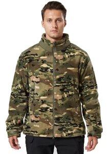 Куртка тактична флісова Solve Woodland KT6000606 XS Камуфляж