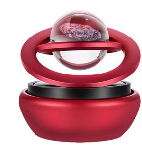 Ароматизатор в автомобіль Левітуючі кільця Галактика від сонячного світла MIO + 1 змінний картридж Червоний (050969)
