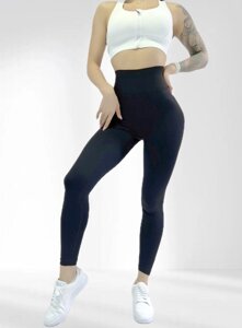 Лосини для фітнесу з високою талією LILAFIT Чорний S (LFL000059)