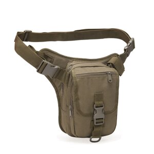 Сумка тактична на пояс AOKALI Outdoor A9001 25х15х12 см Пісочний (9893-41952)