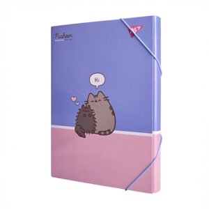Папка для праці YES A4 Pusheen 32х23х4 см Різнокольоровий (500249)