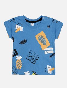 Футболка для хлопчика 68 синій Difa ЦБ-00220069