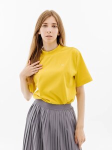 Жіноча футболка Puma YONA SUNP Mock Neck Tee Жовтий S (7d53797741 S)