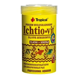 Корм для акваріумних риб Tropical Ichtio-Vit 100 мл 20 г (77003)