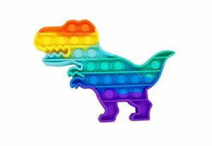 Антистрес PopAr Pop It Райдужний Динозавр