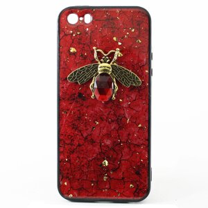 Чохол Epoxy Bee Case для Apple iPhone 5 / 5S / SE Red