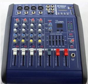 Аудіо мікшер звуковий пульт підсилювач Mixer BT 4200D 4CH c bluetooth (1756375386)