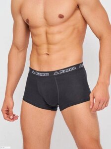 Боксери Kappa Boxer Uomo Elastico Esterno logato антрацит M Чоловік K1211 Antracite-M