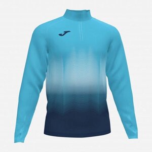 Чоловіча спортивна кофта Joma Elite VII Блакитний/Темно-синій XL (101541.013)