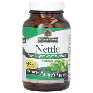 Комплекс для здоров'я передміхурової залози Nature's Answer Nettle 600 mg 90 Veg Caps