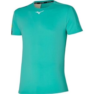Чоловіча футболка MIZUNO Shadow Tee бірюзовий (L) 62GA2001-13 L