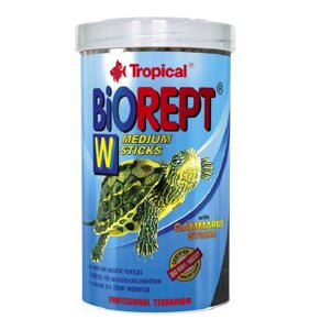 Сухий корм для водоплавних черепах палички Tropical Biorept W 250 мл 75 г (11364)