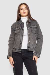 Джинсовая куртка женская AGER S Серый 129RA229 (113344_825801)
