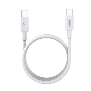 Кабель для заряджання USB Remax RC-135C Chaining 100W Type-C to Type-C 1 м White