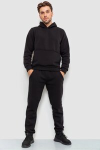 Спортивний чоловічий костюм на флісі Чорний 190R235 Ager (103853_794669) L