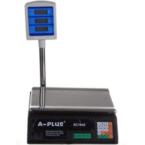 Ваги торгові A-PLUS зі стійкою до 50 кг (1643)