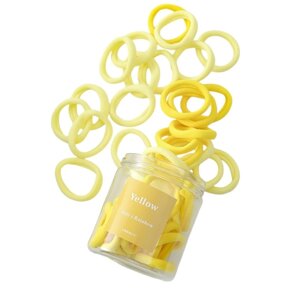Набір гумок для волосся ANbeauty 50 шт Жовтий (AN0103209)