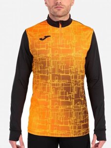 Чоловіча спортивна кофта Joma Elite VIII Чорний/Помаранчевий M (101930.108)