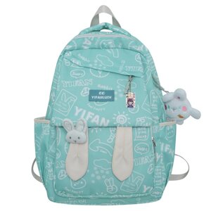 Рюкзак підлітковий Lesko 230632 Зайчик 20 л Blue