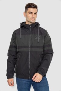 Куртка мужская демисезонная двухсторонняя AGER Черно-зеленый M (214R23076)