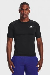 Футболка Under Armour HG Armour Comp SS Чорний Чоловік XL (1361518-001)