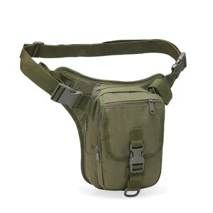 Сумка тактична на пояс AOKALI Outdoor A9001 25х15х12 см Зелений (9893-41951)