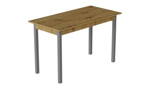 Стіл кухонний Ferrum-decor Маріо 75x120x70 Сірий ДСП Дуб Артизан 16мм (MAR0055)
