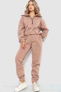 Спортивный костюм женский на флисе Бежевый 102R401 Ager (103495_793933) XXL-XXXL