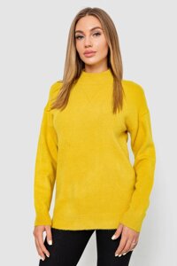 Светр жіночий AGER Гірчичний L-XL (244R0390)