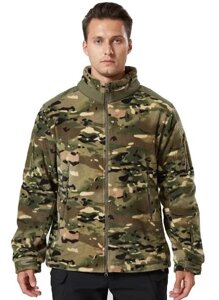 Куртка тактична флісова Solve Woodland KT6000606 S Камуфляж