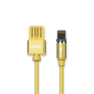 Кабель для заряджання USB Remax RC-095i Gravity USB/Lightning магнітний 1 м Gold