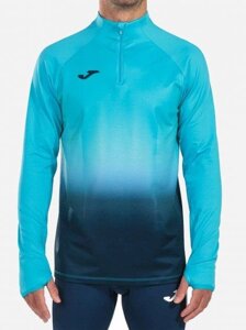Чоловіча спортивна кофта Joma Elite VII Блакитний/Темно-синій S (101541.013)