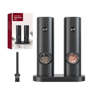 Набір млинів для солі перцю спецій No Brand 2 предмет на батарейках (SPM-01)