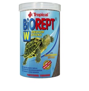Сухий корм для водоплавних черепах Tropical Biorept W палички 1 л 300 г (11366)