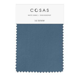 Штори на кухню та кімнату DENIM 2шт Cosas Сапфір 180х270 см