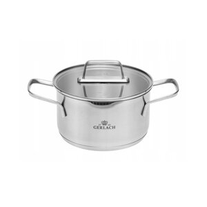 Каструля із кришкою 20 см 2,5 л Gerlach Ambiente (5901035504431)