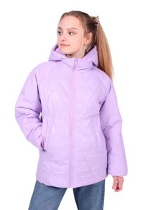 Демисезонная куртка No brand SN0002-S 146 см Сиреневый (93817207)
