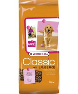 Сухий корм Versele-Laga Classic Dog with Lamb Rice з ягням та рисом для собак усіх порід 20 кг (5410340380178)