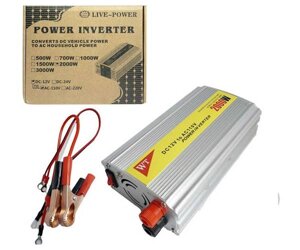 Портативний автомобільний інвертор перетворювач змінного напруги 12V-220V XPRO STRUM12 DC 2000W